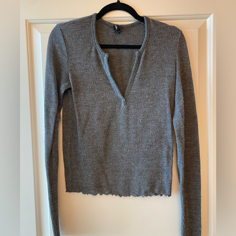 UO Grey Long Sleeve